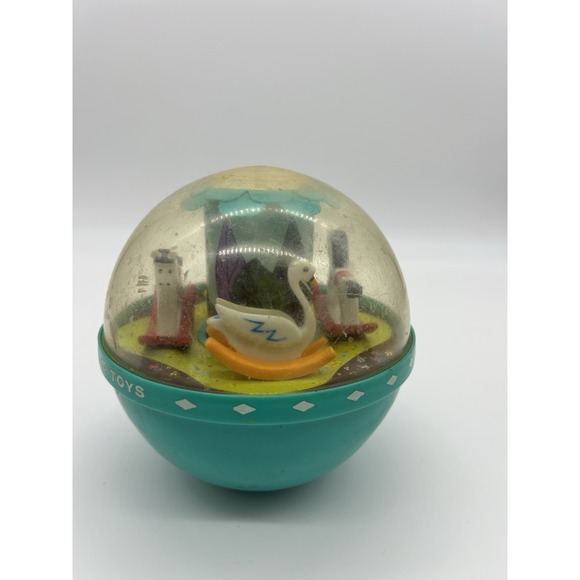 Vintage 1966 Fisher Price #165 Roly Poly Chime Ball - Picture 4 of 10